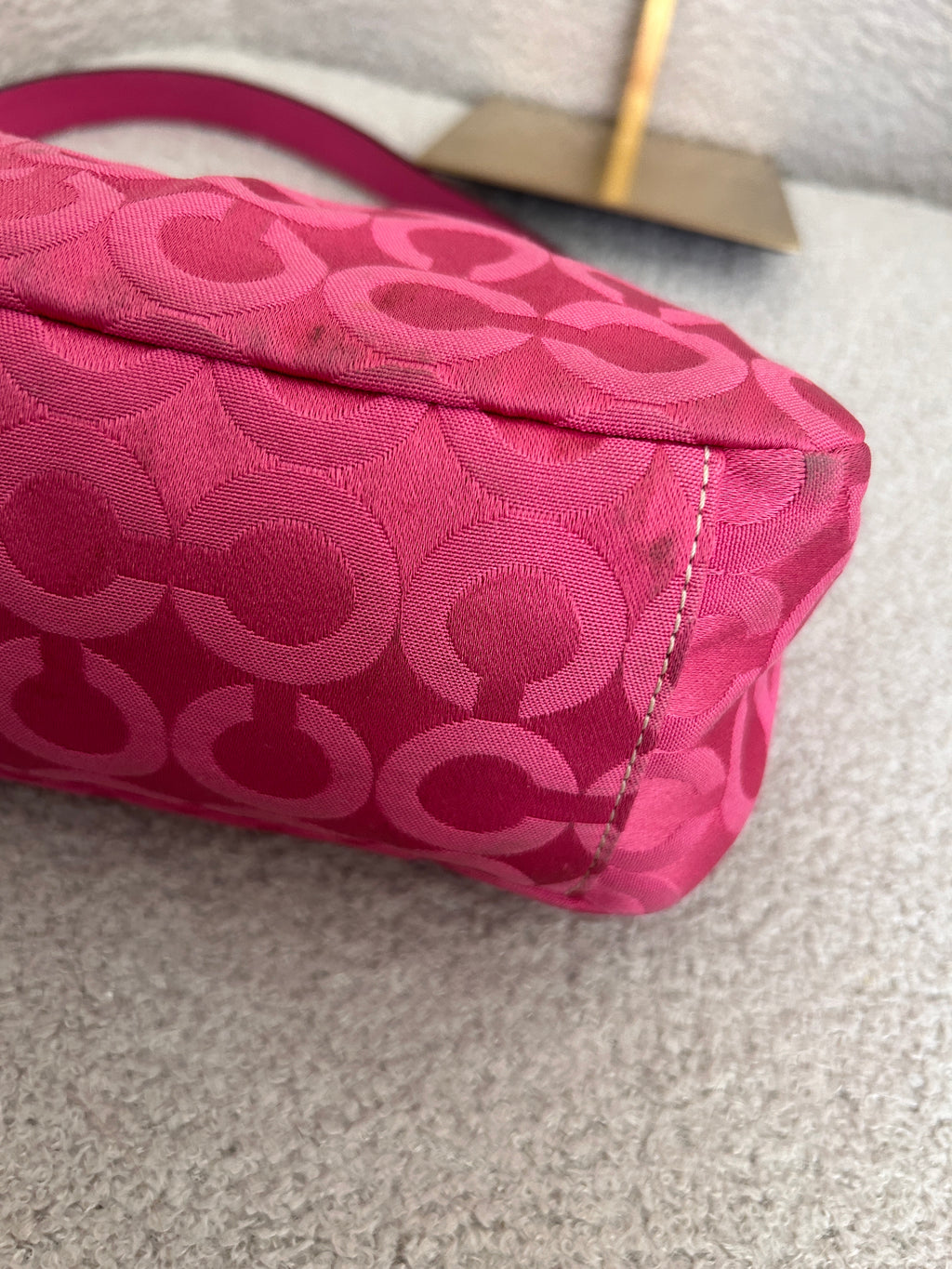 Vintage Coach pink Madison mini shoulder bag