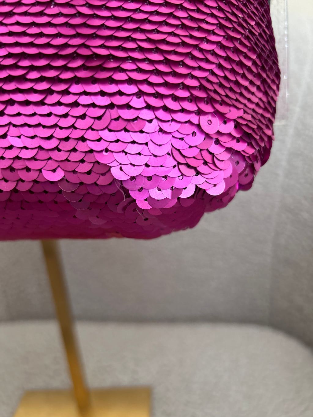 Vintage Coach pink sequin shoulder bag