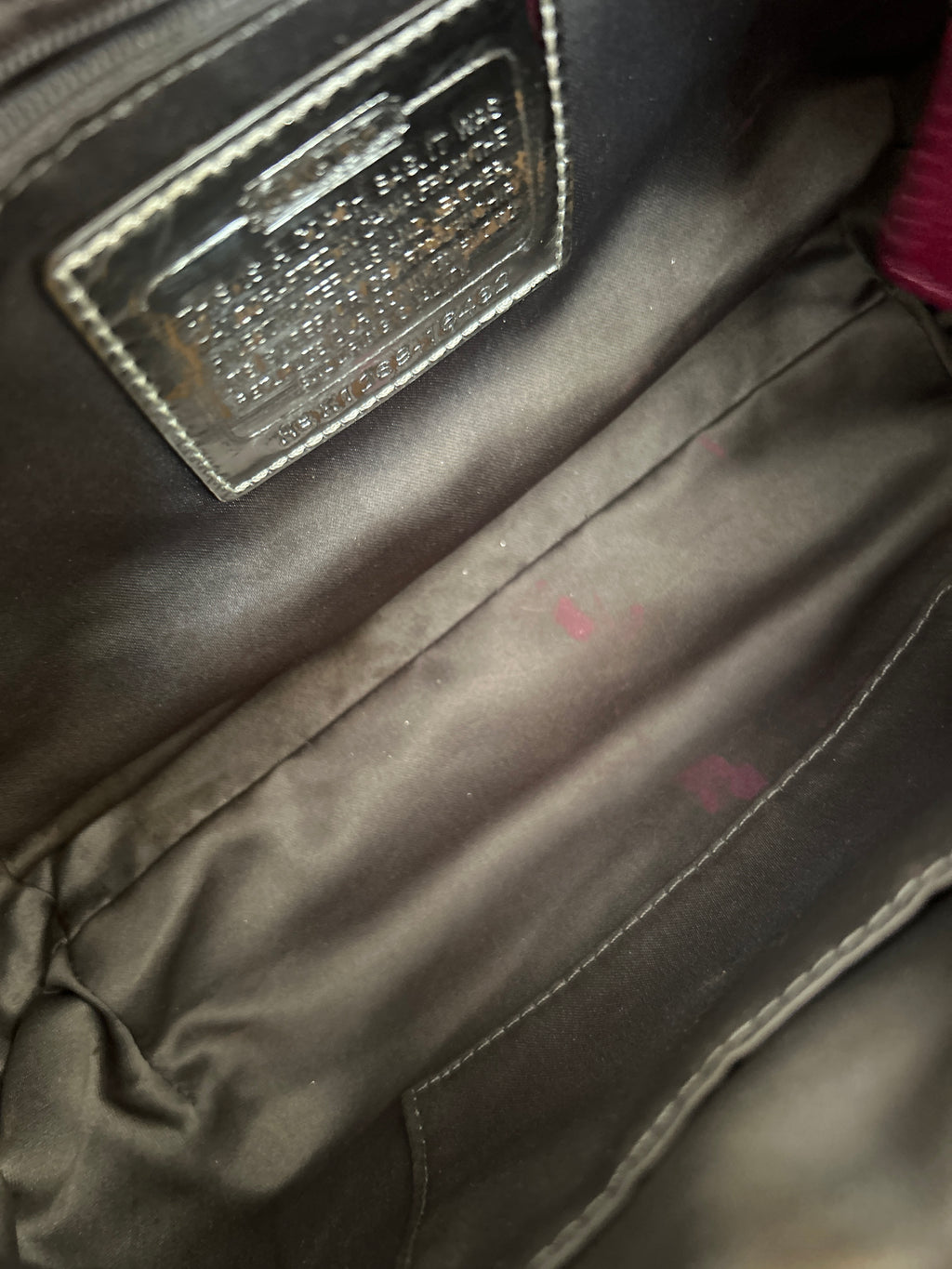 Vintage Coach pink sequin shoulder bag