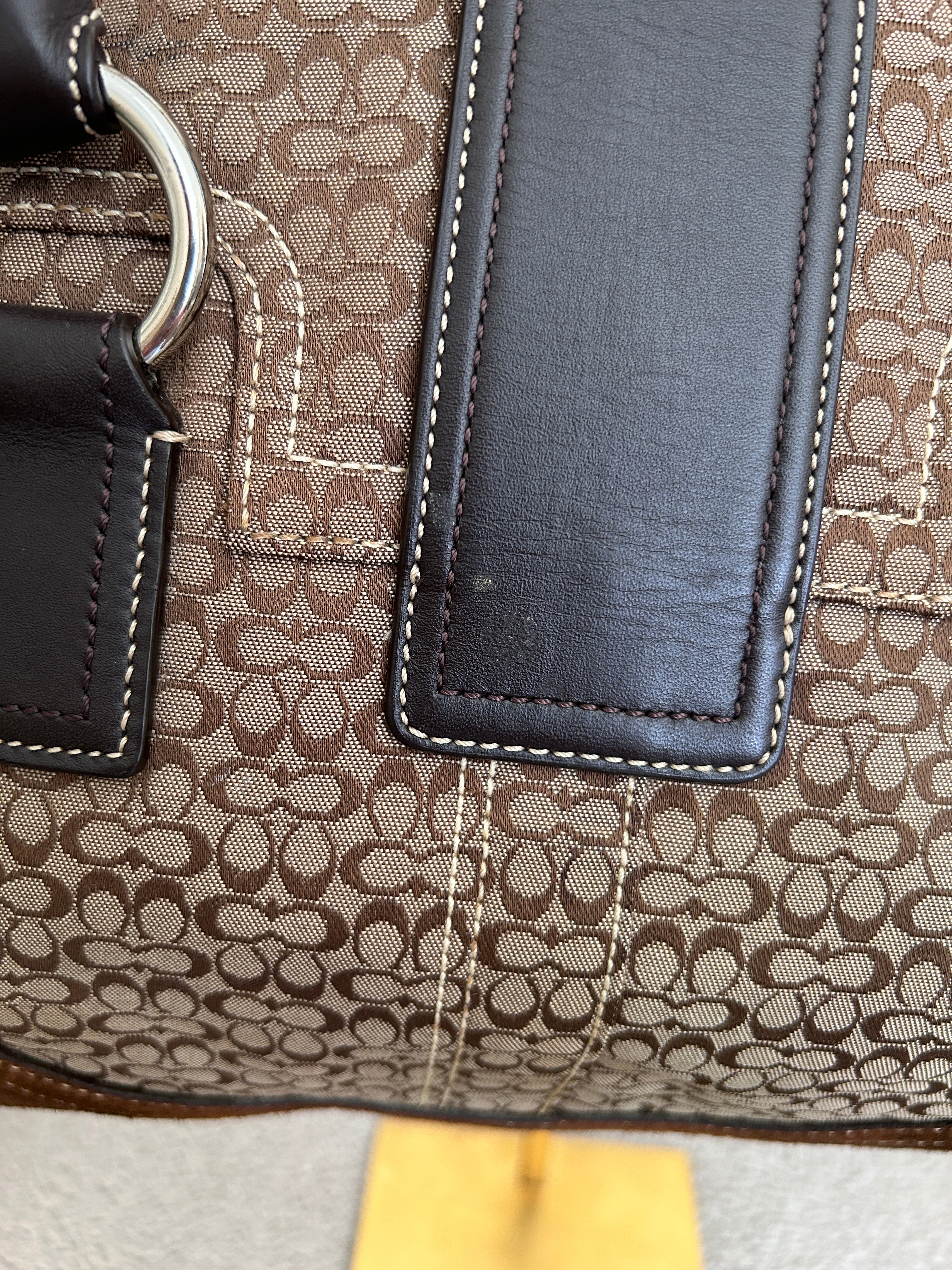 Vintage Coach Soho flap satchel shoulder bag