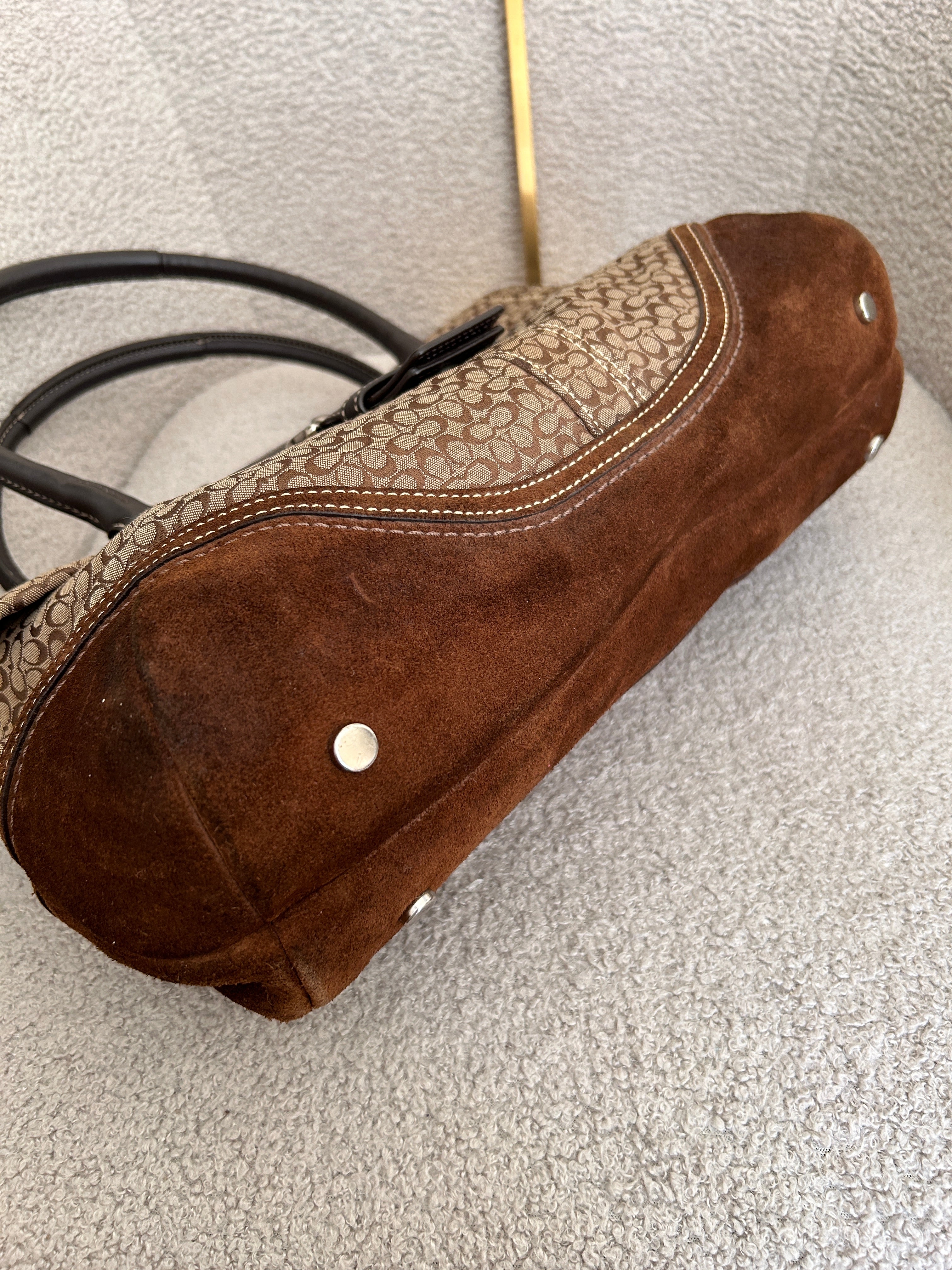 Vintage Coach Soho flap satchel shoulder bag