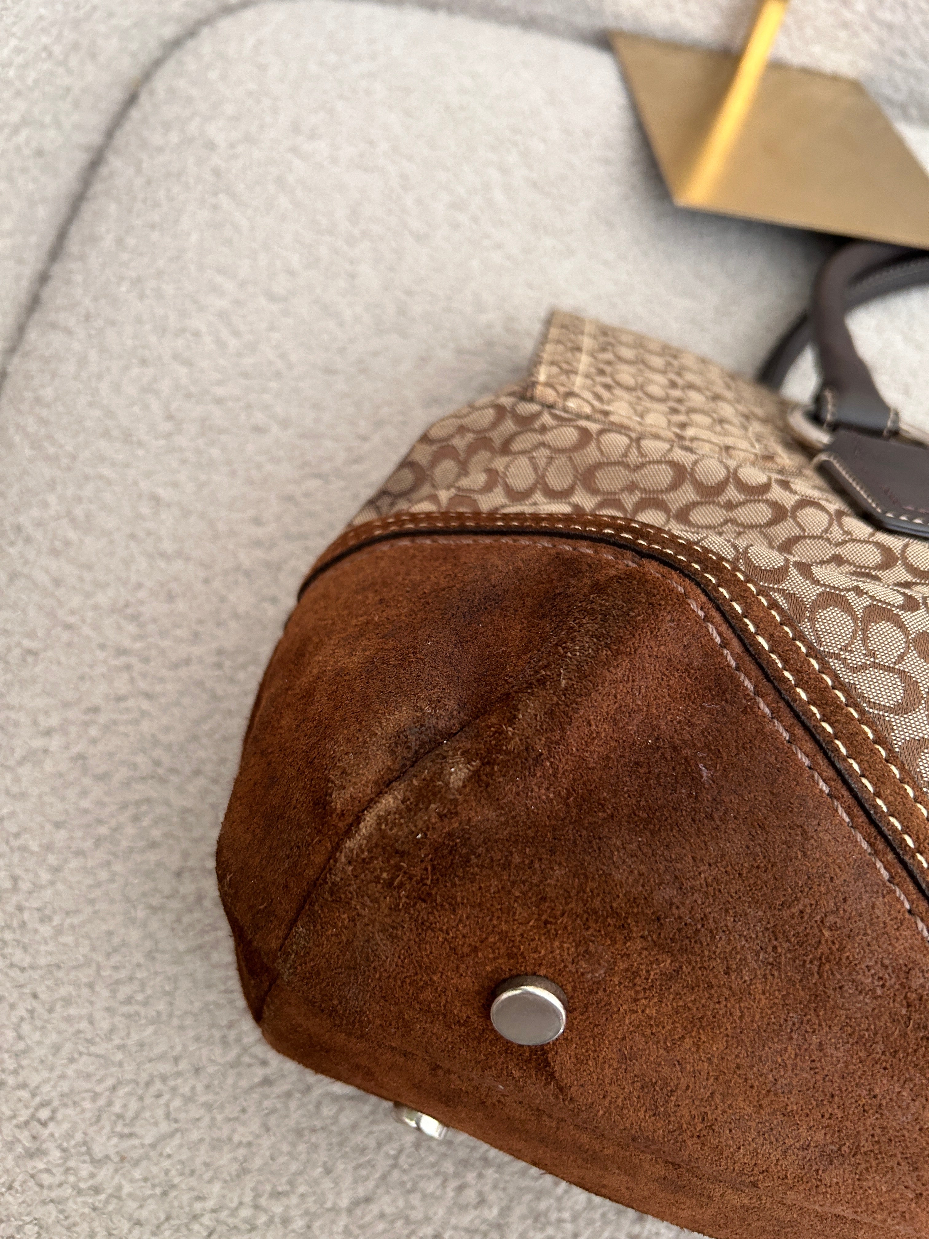 Vintage Coach Soho flap satchel shoulder bag