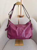 Vintage Coach patent leather shoulder bag