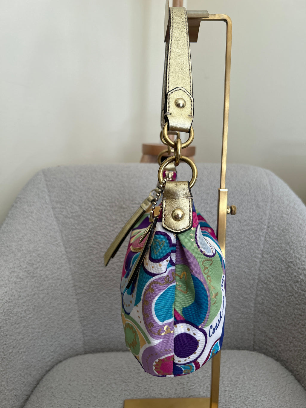 Vintage Coach Poppy shoulder bag and coin purse