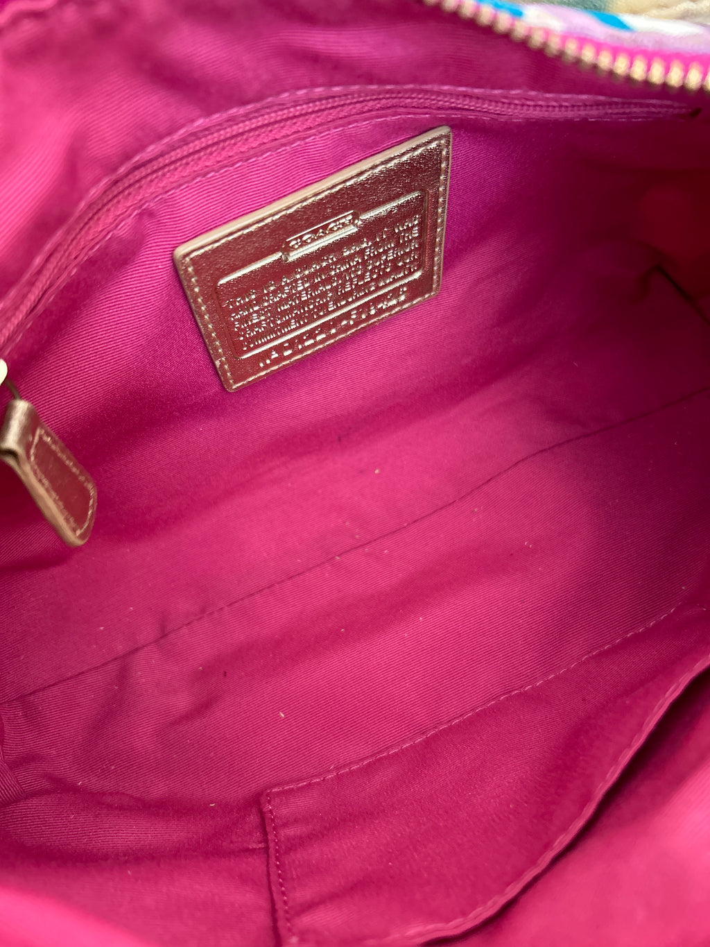 Vintage Coach Poppy shoulder bag and coin purse