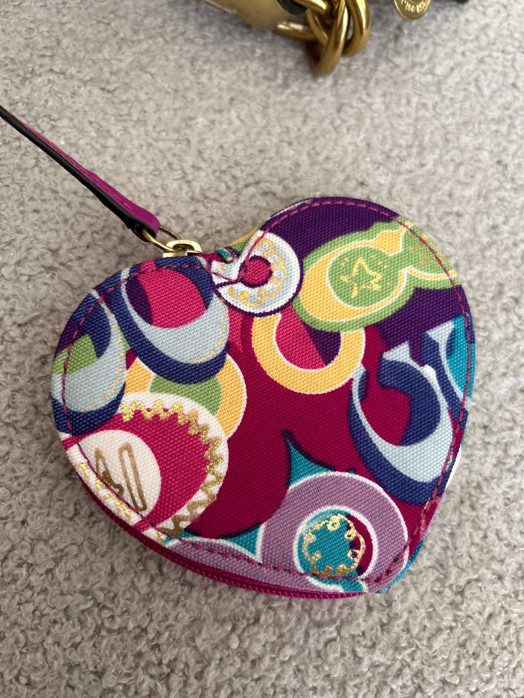 Vintage Coach Poppy shoulder bag and coin purse